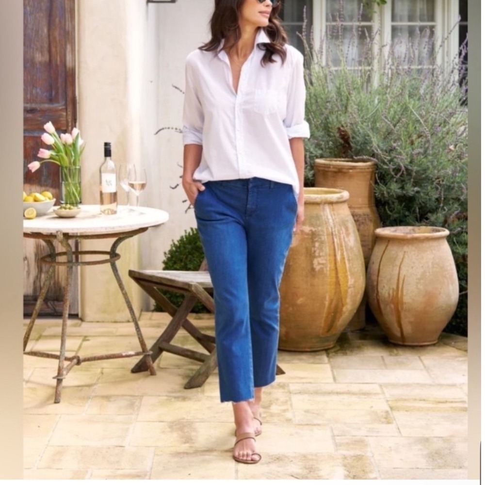 FRANK & EILEEN Wicklow Italian Chino
Performance Denim Blue 1977‎ Wash Size 2